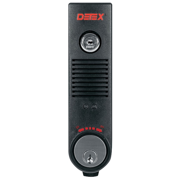 Stand Alone Surface Mount Alarm, Propped Alarm, Black